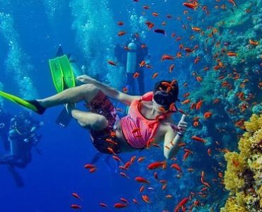 diving